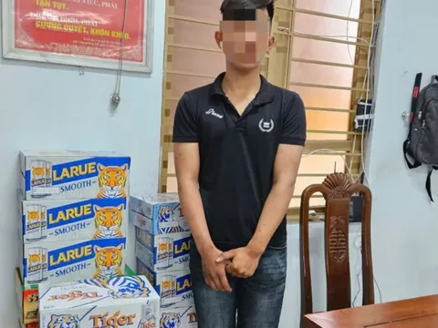 Bắt 2 đối tượng đột nhập quán nhậu trộm 20 thùng bia