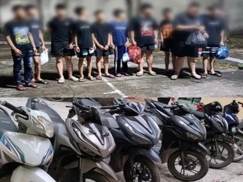 Bắt nhóm đối tượng mang hung khi gây rối, tấn công người đi đường ở Hà Nội