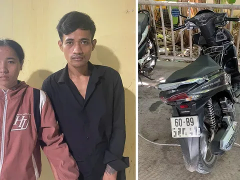 Bắt cặp đôi liên tiếp gây ra 3 vụ trộm cắp tài sản ở Đồng Nai