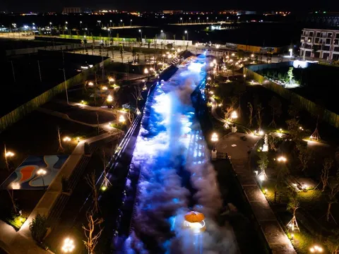 Cận cảnh Dòng sông Ánh sáng huyền ảo chuẩn bị được khai trương tại TP Thiên niên kỷ