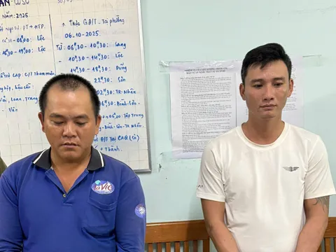 Bắt 2 đối tượng sản xuất nước đóng chai giả các thương hiệu nổi tiếng