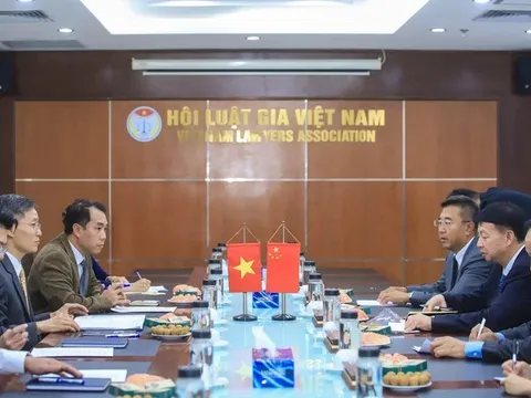 Tăng cường và mở rộng hợp tác giữa Hội Luật gia Việt Nam và Hội Luật gia Trung Quốc