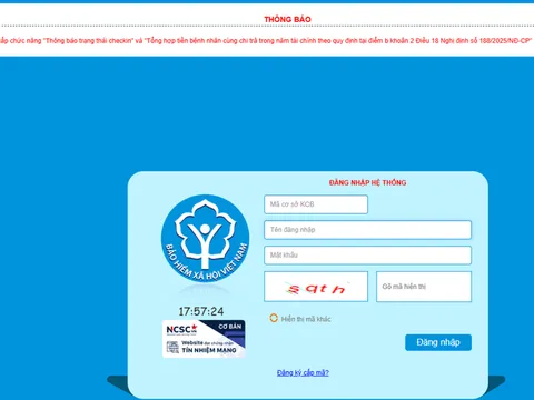 Đề xuất quy định về Cổng tiếp nhận dữ liệu thuộc Hệ thống thông tin giám định BHYT của BHXH Việt Nam