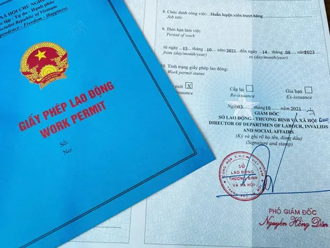 Thủ tục cấp giấy phép lao động cho người nước ngoài được xử lý trong bao lâu?