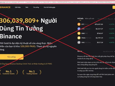 Nở rộ chiêu mạo danh sàn tiền điện tử để lừa đảo người dùng dịp cuối năm