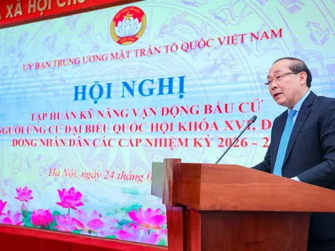 Bồi dưỡng kỹ năng cho người ứng cử ĐBQH khóa XVI thuộc khối MTTQ Việt Nam