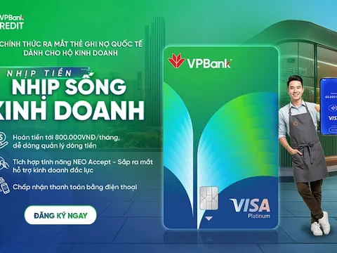 Thẻ ghi nợ kinh doanh VPBank CommCredit Visa: Giữ nhịp tiền, sống nhịp kinh doanh