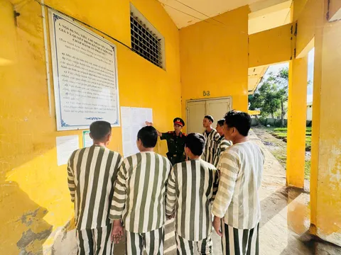 Sửa đổi, bổ sung quy định về Nội quy cơ sở giam giữ phạm nhân theo hướng thiết thực, nhằm góp phần động viên, khích lệ phạm nhân chấp hành nghiêm nội quy cơ sở giam giữ